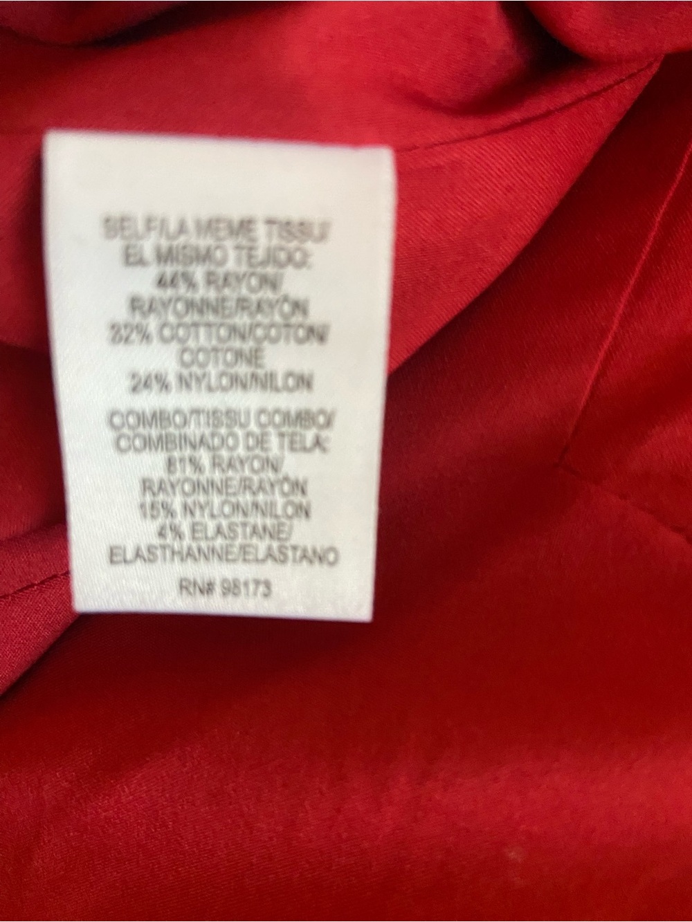 W by Worth Red Double-Breasted Long Jacket Sz S - Picture 6 of 7
